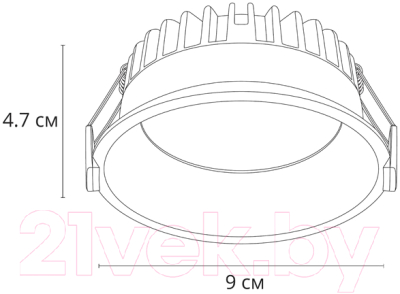 Точечный светильник Arte Lamp Frame A7993PL-1WH