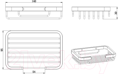 Мыльница Allen Brau Priority 6.31016-00 / 313598