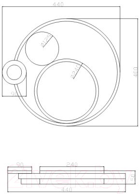Потолочный светильник Arte Lamp Stockholm A2690PL-1BK