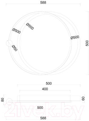 Потолочный светильник Arte Lamp Alsafi A2657PL-1BK