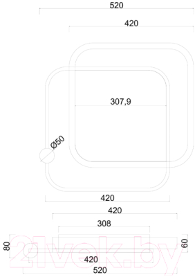 Потолочный светильник Arte Lamp Alsafi A2658PL-1BK