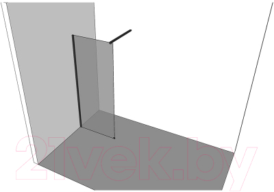 Душевая стенка Allen Brau Infinity 1 3.21027.BBA / 323819