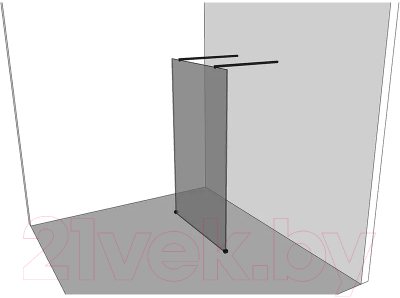 Душевая стенка Allen Brau Infinity 2 3.21058.BBA.T / 323850