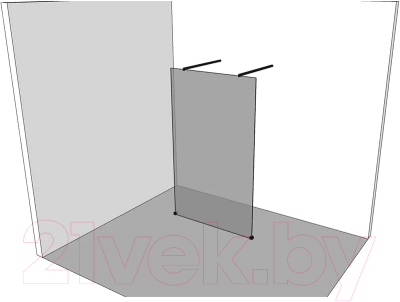 Душевая стенка Allen Brau Infinity 2 3.21058.BBA.T / 323850