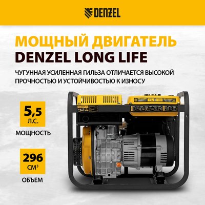 Дизельный генератор Denzel DES-32E (94412)