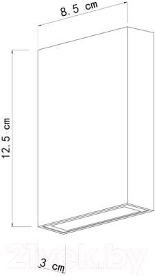 Бра уличное Arte Lamp Algol A2750AL-2BK