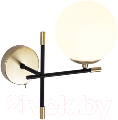 Бра Arte Lamp Arkab A2225AP-1BK - фото