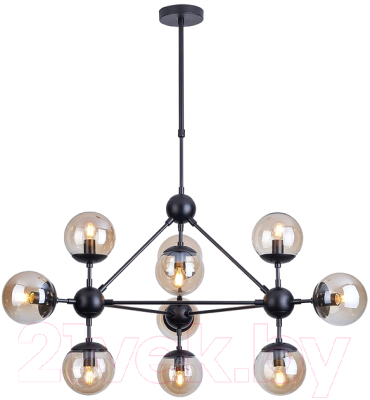 Люстра Arte Lamp Bolla A1664SP-10BK - фото