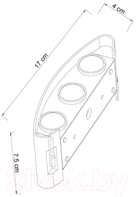 Бра уличное Arte Lamp Bosto A3122AL-6BK