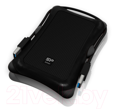 Внешний жесткий диск Silicon Power Armor A30 1TB Black (SP010TBPHDA30S3A)
