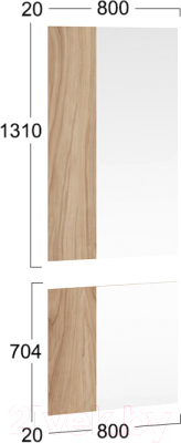 Зеркало ТриЯ ТД-100.08.02-01 (яблоня белунно)