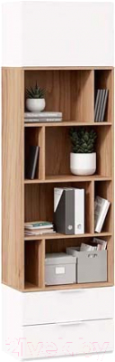 Стеллаж ТриЯ Порто ТД-393.07.20 Исп.2 (белый жемчуг/яблоня беллуно/белый софт) - фото