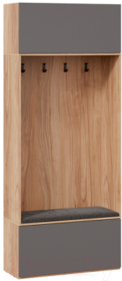 Секция в прихожую ТриЯ Порто ТД-393.08.01 с крючками - фото