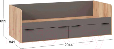 Кровать-тахта ТриЯ Порто ТД-393.12.01 80x200