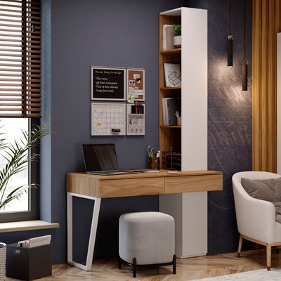 Письменный стол ТриЯ Порто СМ-393.15.012 со шкафом