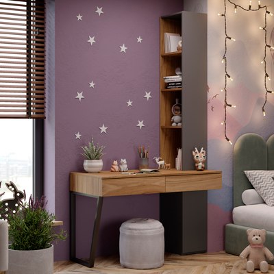 Письменный стол ТриЯ Порто СМ-393.15.012 со шкафом