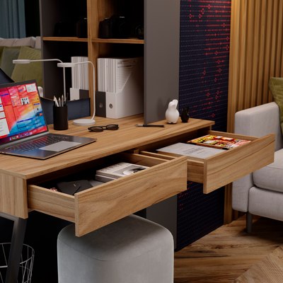 Письменный стол ТриЯ Порто СМ-393.15.012 со шкафом