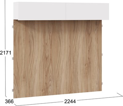 Шкаф навесной ТриЯ Порто СМ-393.21.023-24