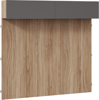 Шкаф навесной ТриЯ Порто СМ-393.21.023-24 - фото