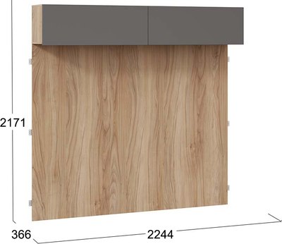 Шкаф навесной ТриЯ Порто СМ-393.21.023-24