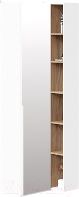 Шкаф ТриЯ Порто СМ-393.21.025 угловой с зеркальной дверью - фото