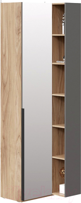 Шкаф ТриЯ Порто СМ-393.21.025 угловой с зеркальной дверью - фото