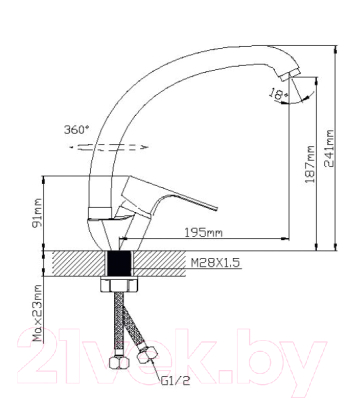 Смеситель Wisent WP59222