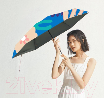 Зонт складной Miniso Flowers Series 4863