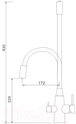 Смеситель Gross Aqua Neosteel GA3133611SSB
