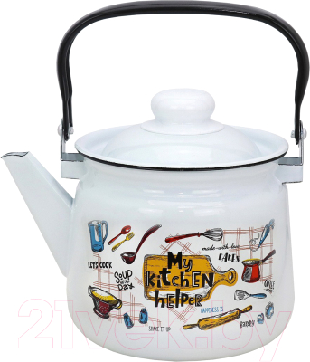Чайник Эмаль Домашняя кухня 01-2713/4М - фото