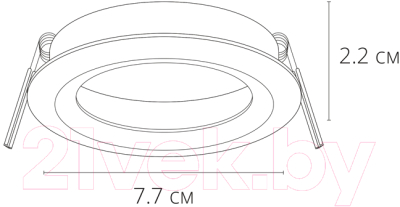 Точечный светильник Arte Lamp Mira A2861PL-1BK