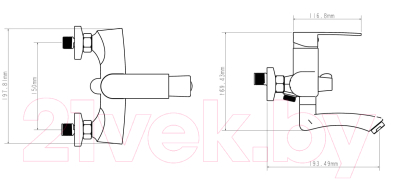 Смеситель Econoce EC0271 
