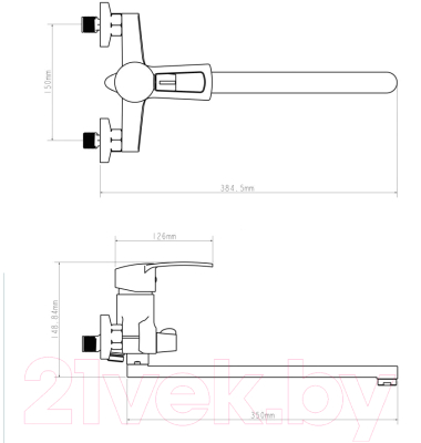 Смеситель Econoce EC0322 
