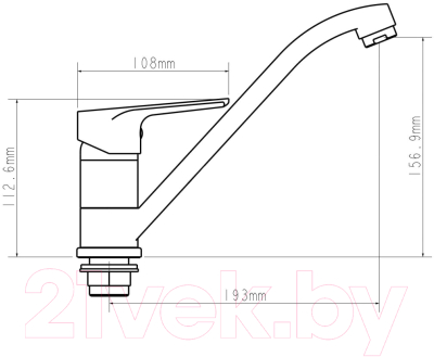 Смеситель Econoce EC0292WT