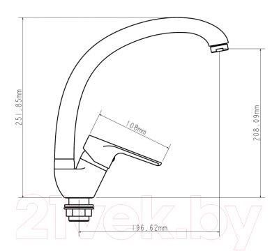 Смеситель Econoce EC0283WT 