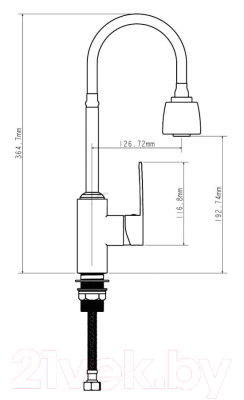 Смеситель Econoce EC0275WT 