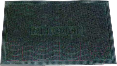 Коврик грязезащитный Blabar Welcome волнистый 40x60см / 92009 - фото
