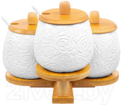 Набор емкостей для хранения Elan Gallery Розы / 540836