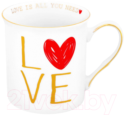 Кружка Elan Gallery Love / 880196 - фото