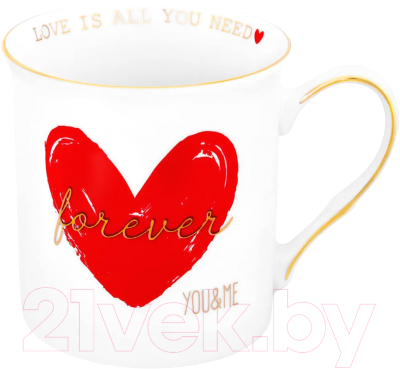 Кружка Elan Gallery Сердце / 880197 - фото