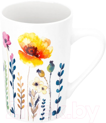 Кружка Elan Gallery Цветочное настроение Желтый мак / 880193 - фото
