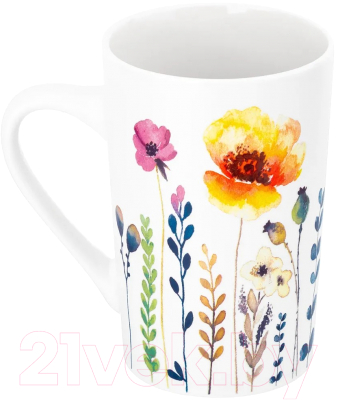 Кружка Elan Gallery Цветочное настроение Желтый мак / 880193