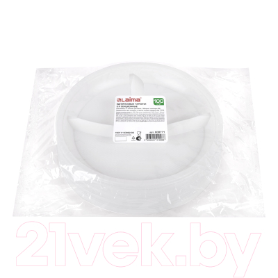 Набор одноразовых тарелок Laima 608771