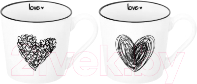 Набор кружек Elan Gallery Love / 880195 - фото