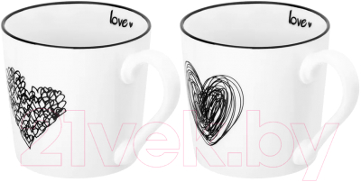 Набор кружек Elan Gallery Love / 880195