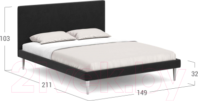 Полуторная кровать Moon Family 1256/MF007526