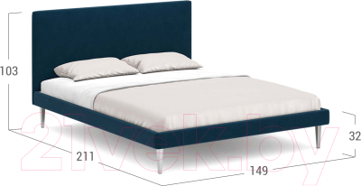 Полуторная кровать Moon Family 1256/MF007586