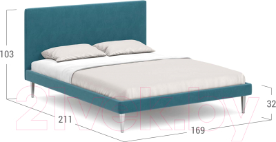 Двуспальная кровать Moon Family 1256/MF007547