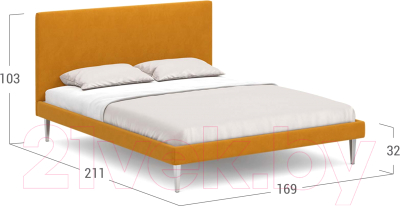 Двуспальная кровать Moon Trade 1256/MF007522