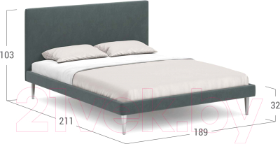 Двуспальная кровать Moon Trade 1256/MF007578